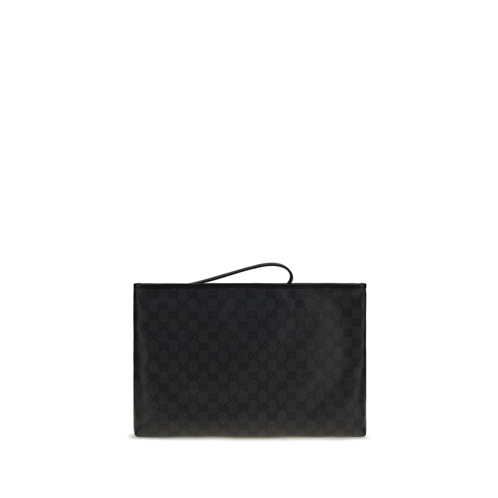 Schwarze Baumwoll-Umhängetasche Gucci