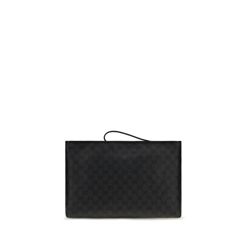 Schwarze Baumwoll-Umhängetasche Gucci