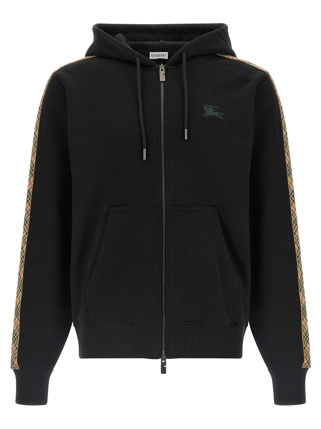 Schwarzes Sweatshirt aus Baumwolle