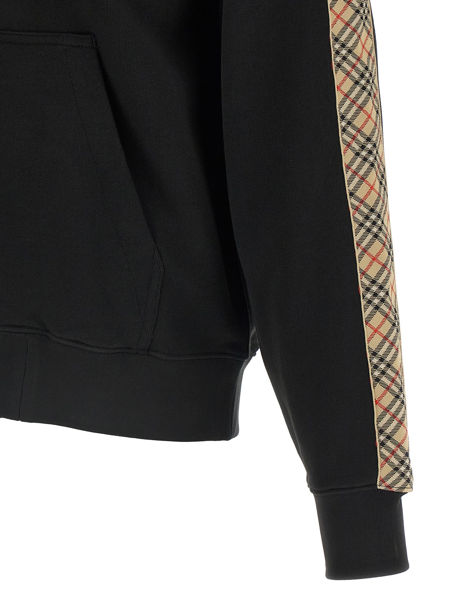 Schwarzes Sweatshirt aus Baumwolle