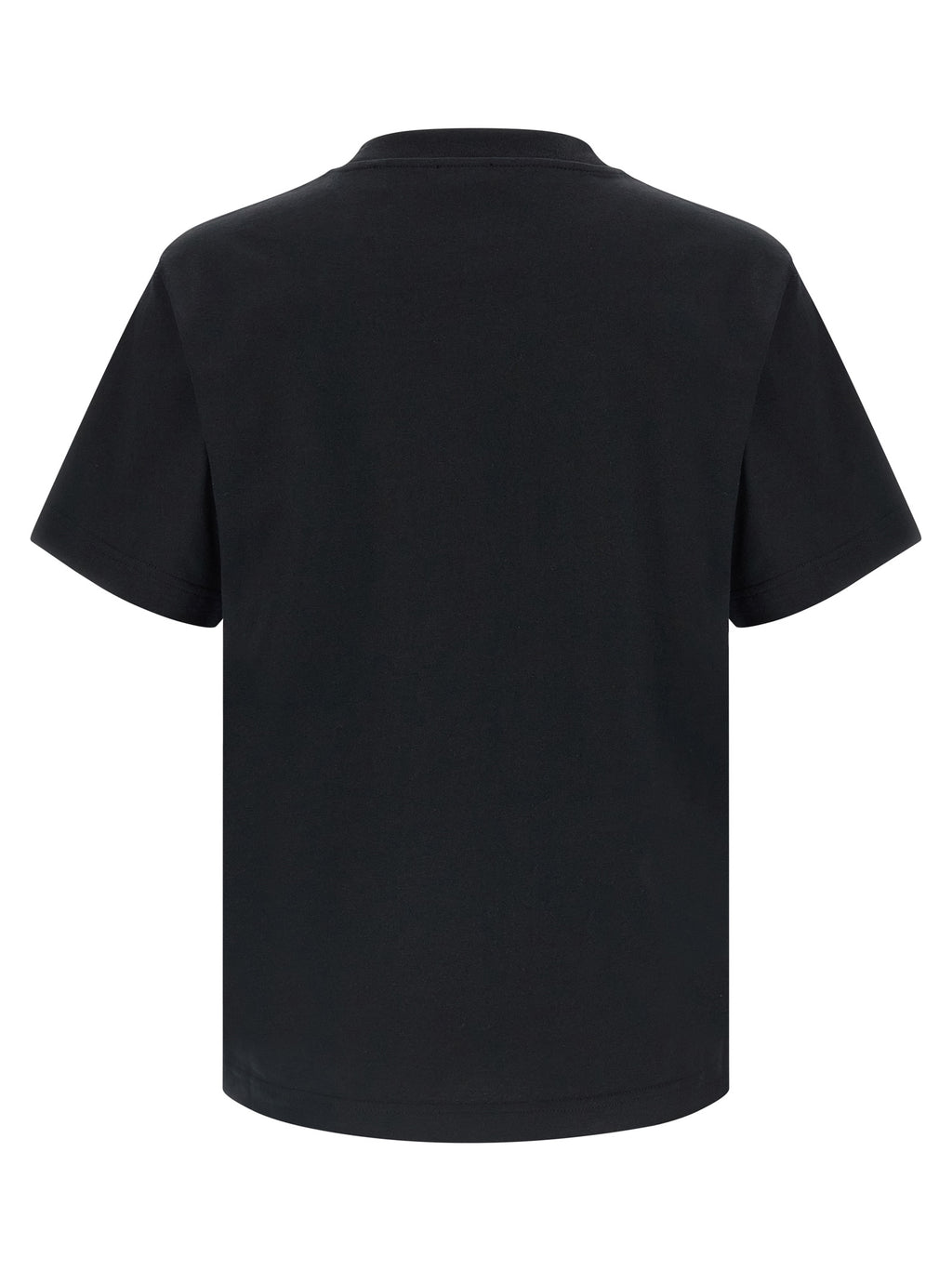 Schwarzes T-Shirt aus Baumwolle