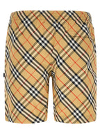 Beige Badeshorts aus Polyamid