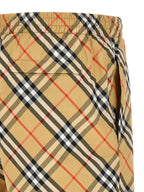 Beige Badeshorts aus Polyamid
