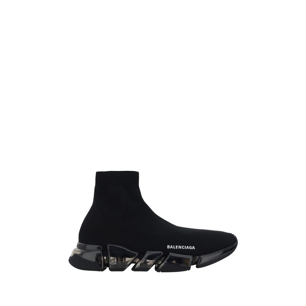 Schwarze Sneaker aus Polyester für sportliche Looks