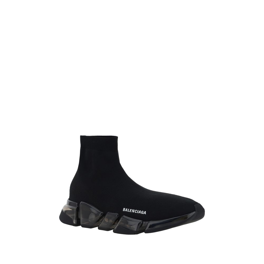 Schwarze Sneaker aus Polyester für sportliche Looks