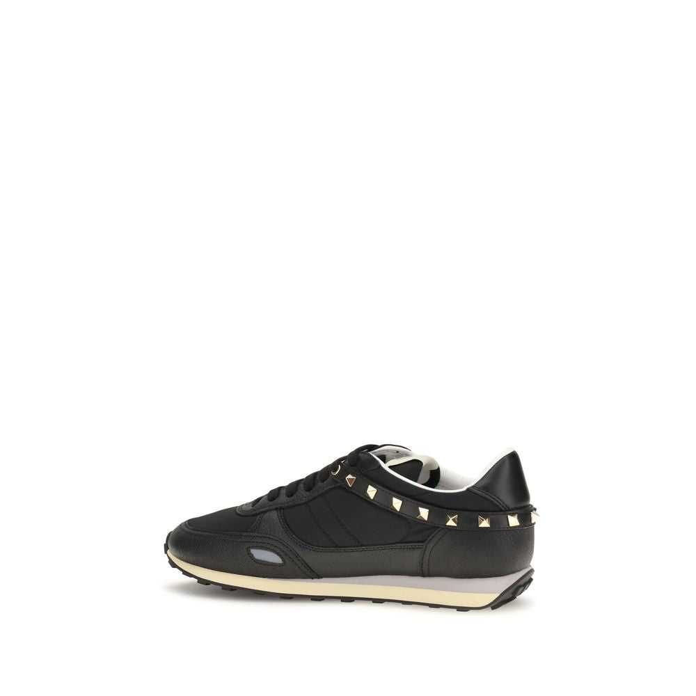 Schwarze Bos Taurus Kalbsleder Sneaker