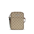Beige Stoff-Schultertasche Gucci