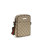 Beige Stoff-Schultertasche Gucci