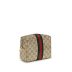 Beige Stoff-Schultertasche Gucci