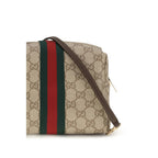Beige Stoff-Schultertasche Gucci