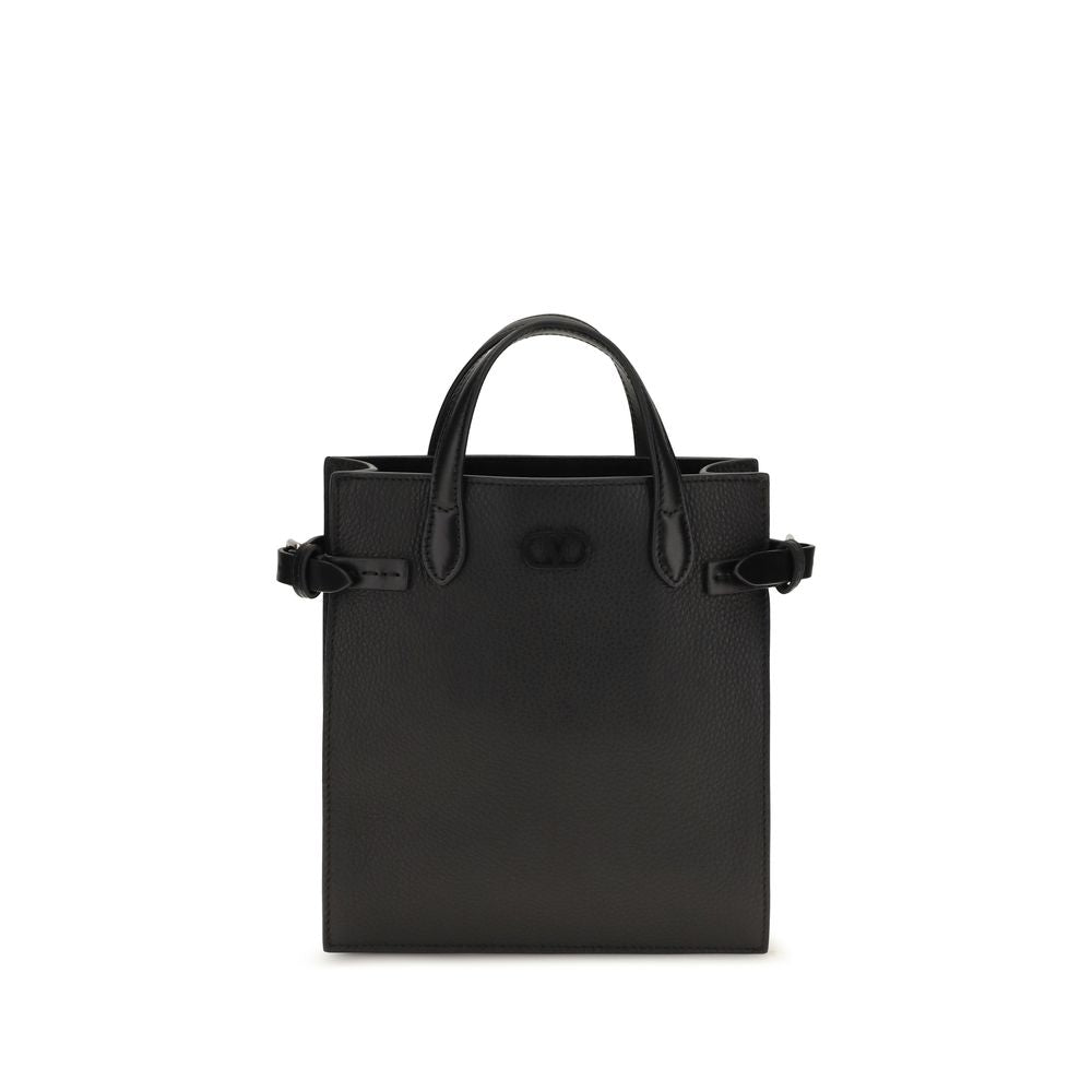 Schwarze Bos Taurus Kalbsleder Schultertasche