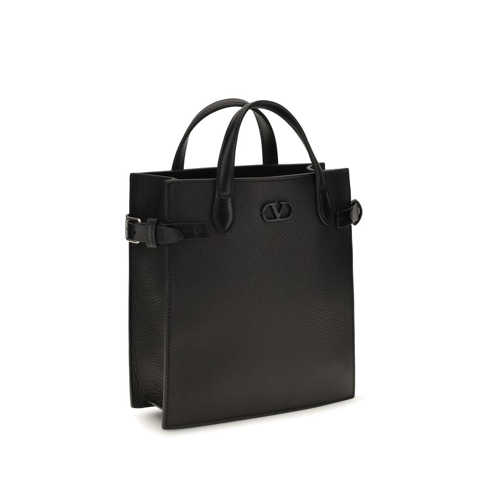 Schwarze Bos Taurus Kalbsleder Schultertasche