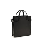 Schwarze Bos Taurus Kalbsleder Schultertasche