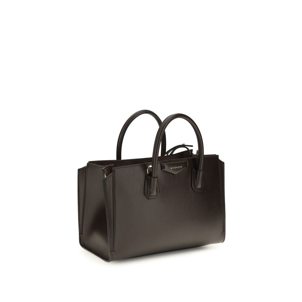Braune Kalbsleder Bos Taurus Schultertasche Givenchy