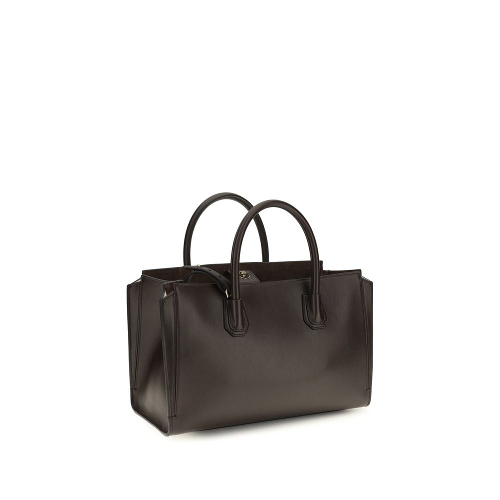 Braune Kalbsleder Bos Taurus Schultertasche Givenchy