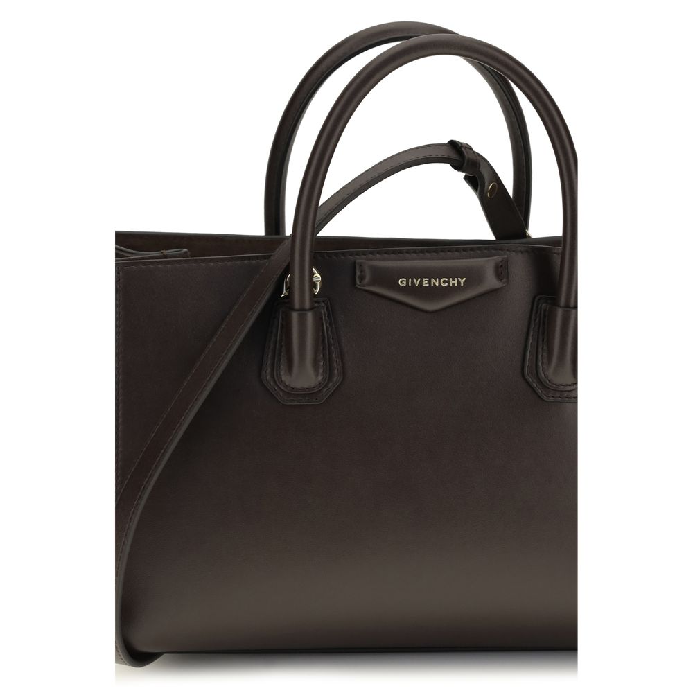 Braune Kalbsleder Bos Taurus Schultertasche Givenchy
