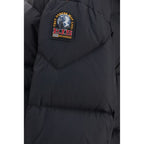 Schwarze Daunenjacke aus Gänsedaunen, durchgehend