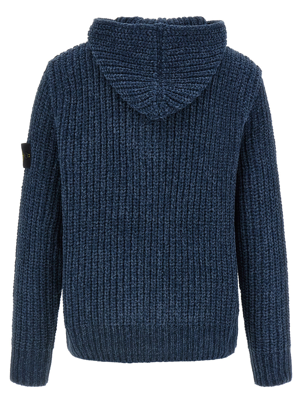 Blauer Baumwollcardigan