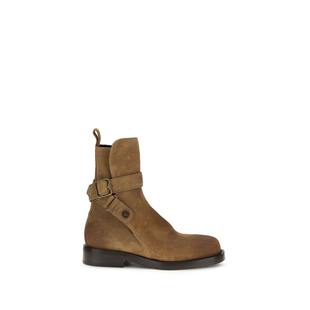 Braune Kalbsleder Bos Taurus Schnürstiefel