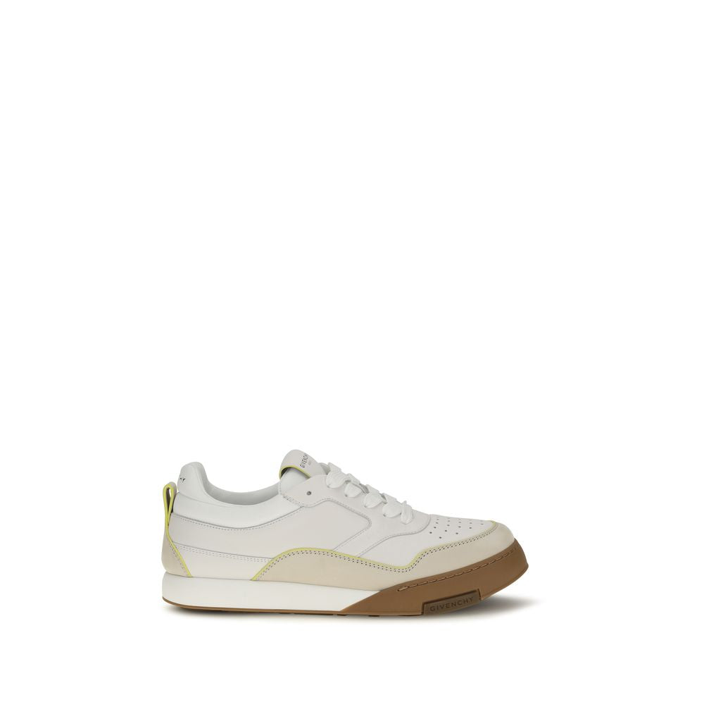 Weiße Low-Top-Sneaker aus Kalbsleder Bos Taurus