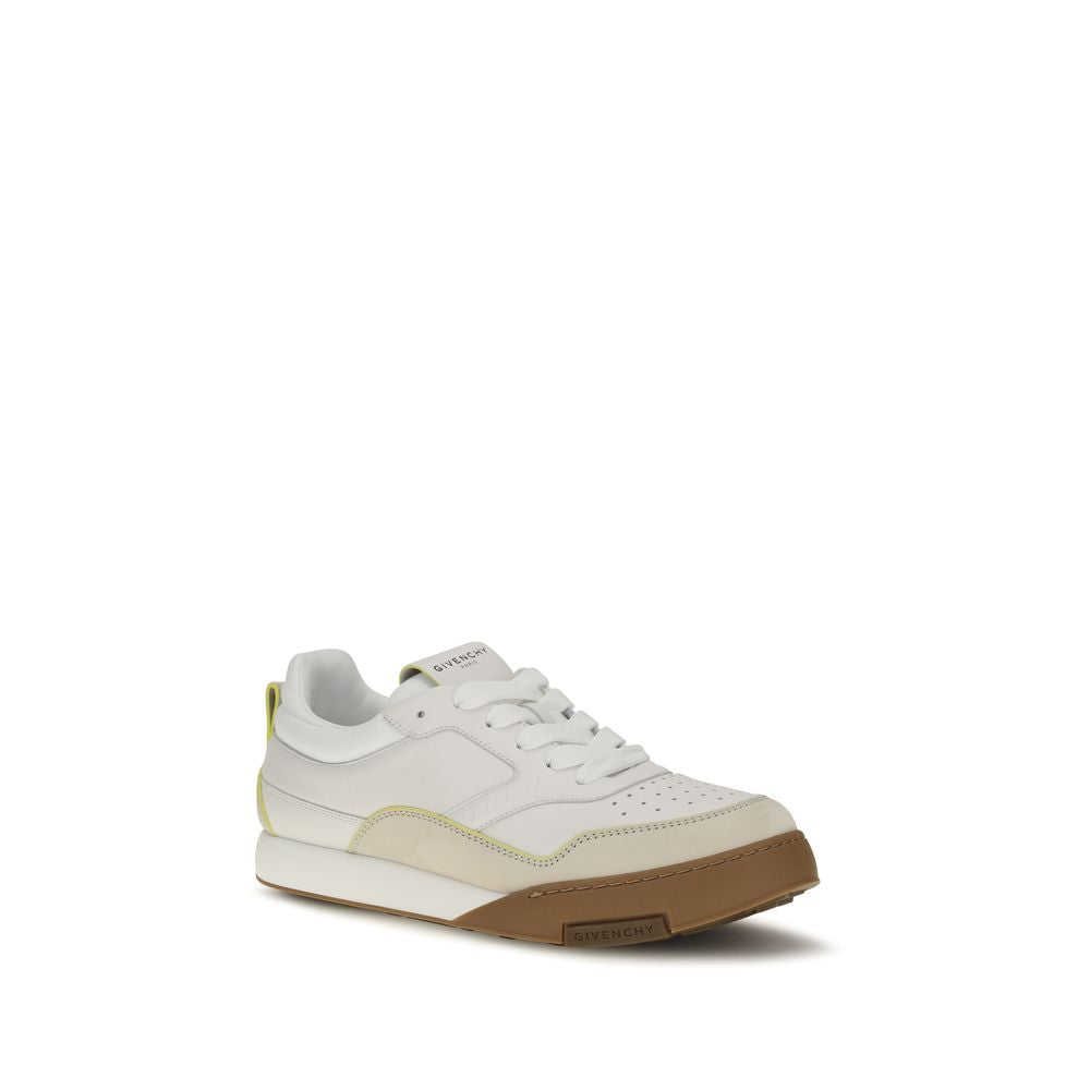 Weiße Low-Top-Sneaker aus Kalbsleder Bos Taurus