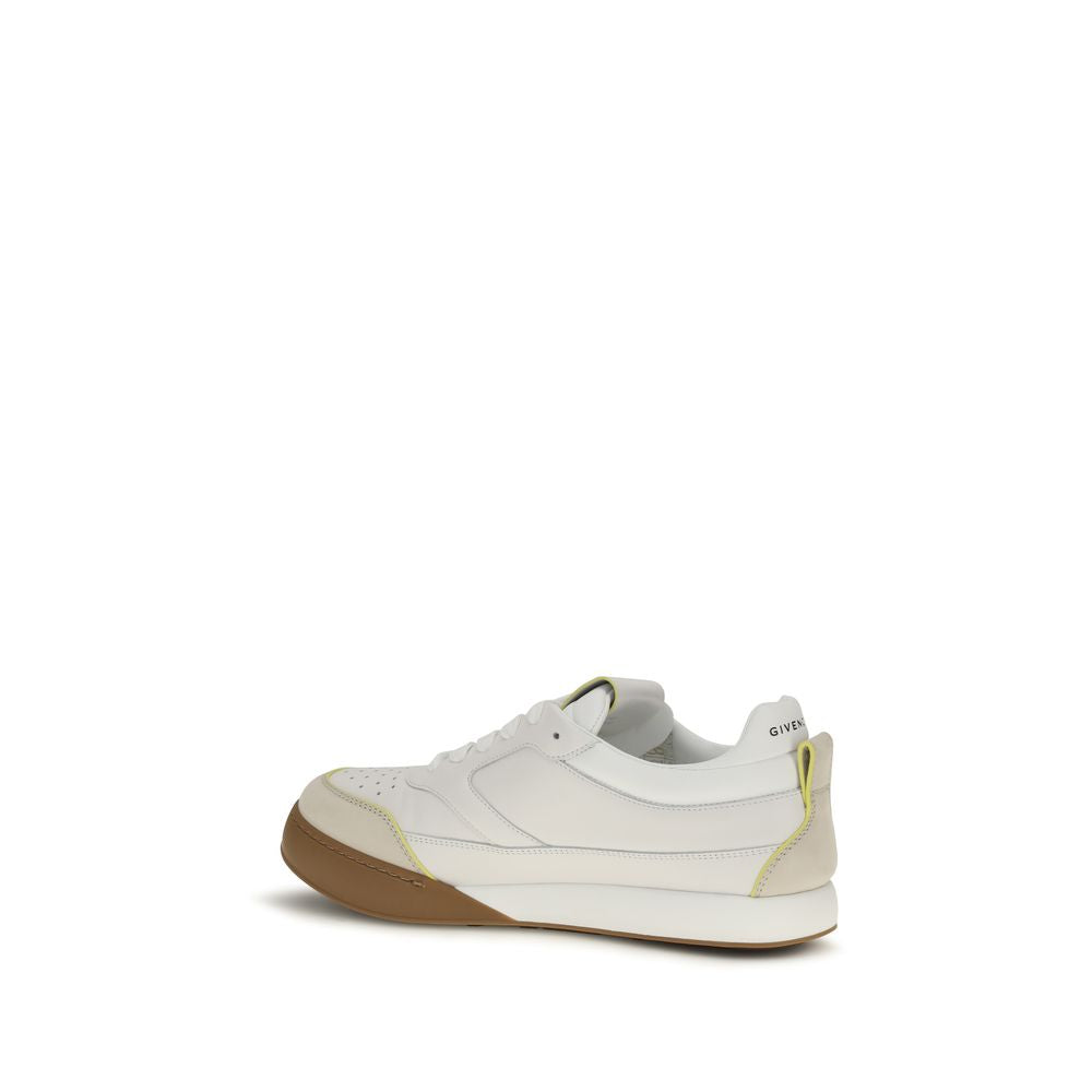 Weiße Low-Top-Sneaker aus Kalbsleder Bos Taurus