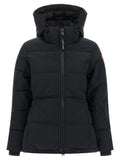 Schwarzer Parka aus Polyester