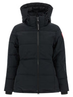 Schwarzer Parka aus Polyester