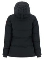 Schwarzer Parka aus Polyester