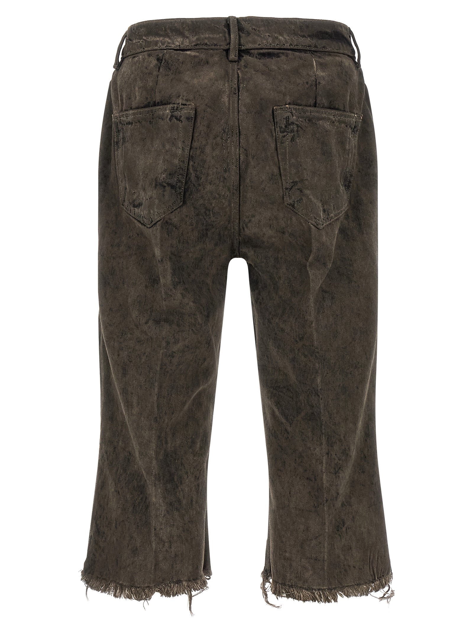 Graue Cargoshorts aus Baumwolle