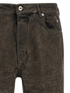 Graue Cargoshorts aus Baumwolle