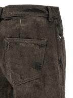 Graue Cargoshorts aus Baumwolle