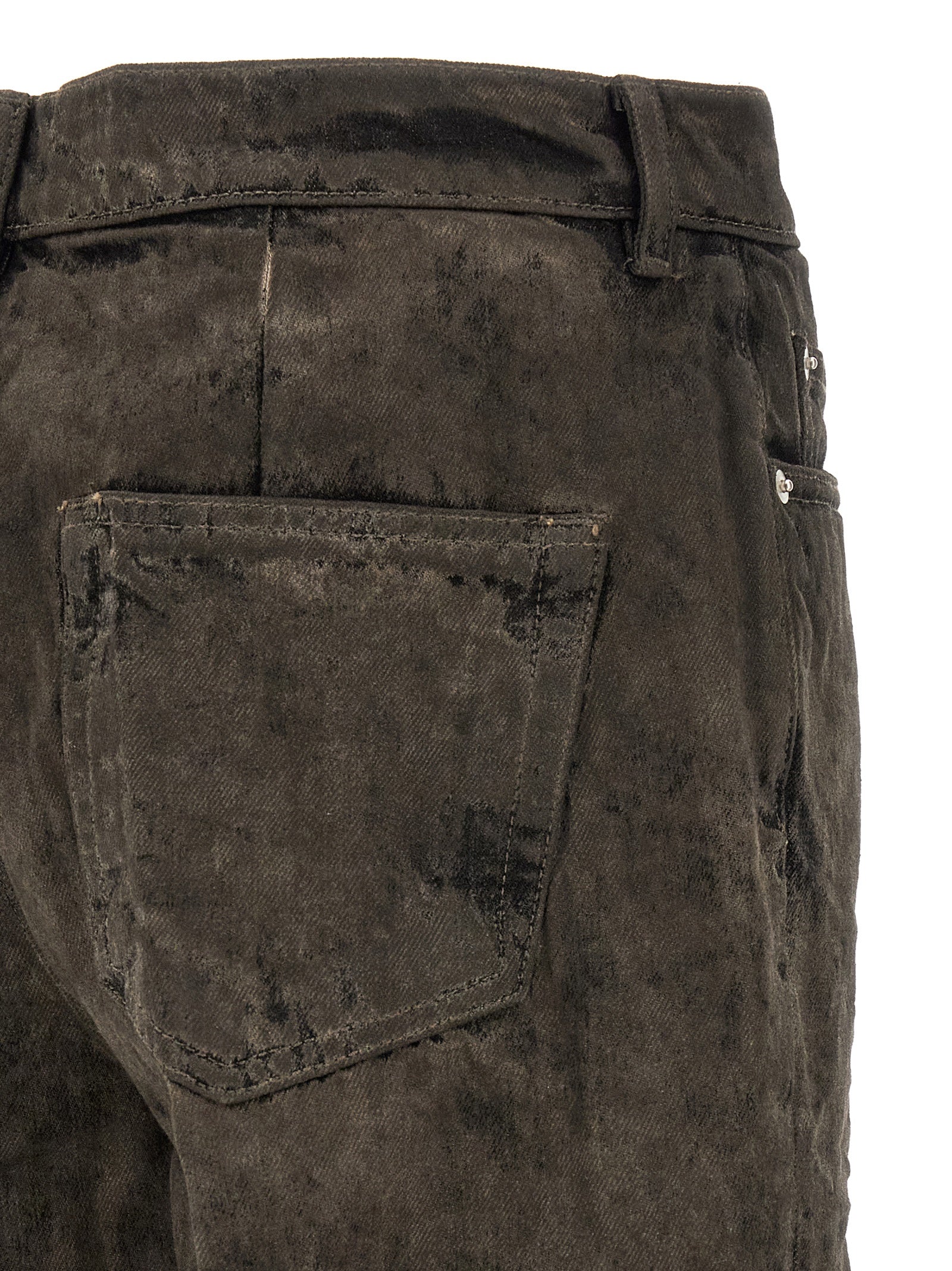 Graue Cargoshorts aus Baumwolle