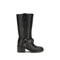Schwarze Bos Taurus Kalbsleder Chelsea Boots