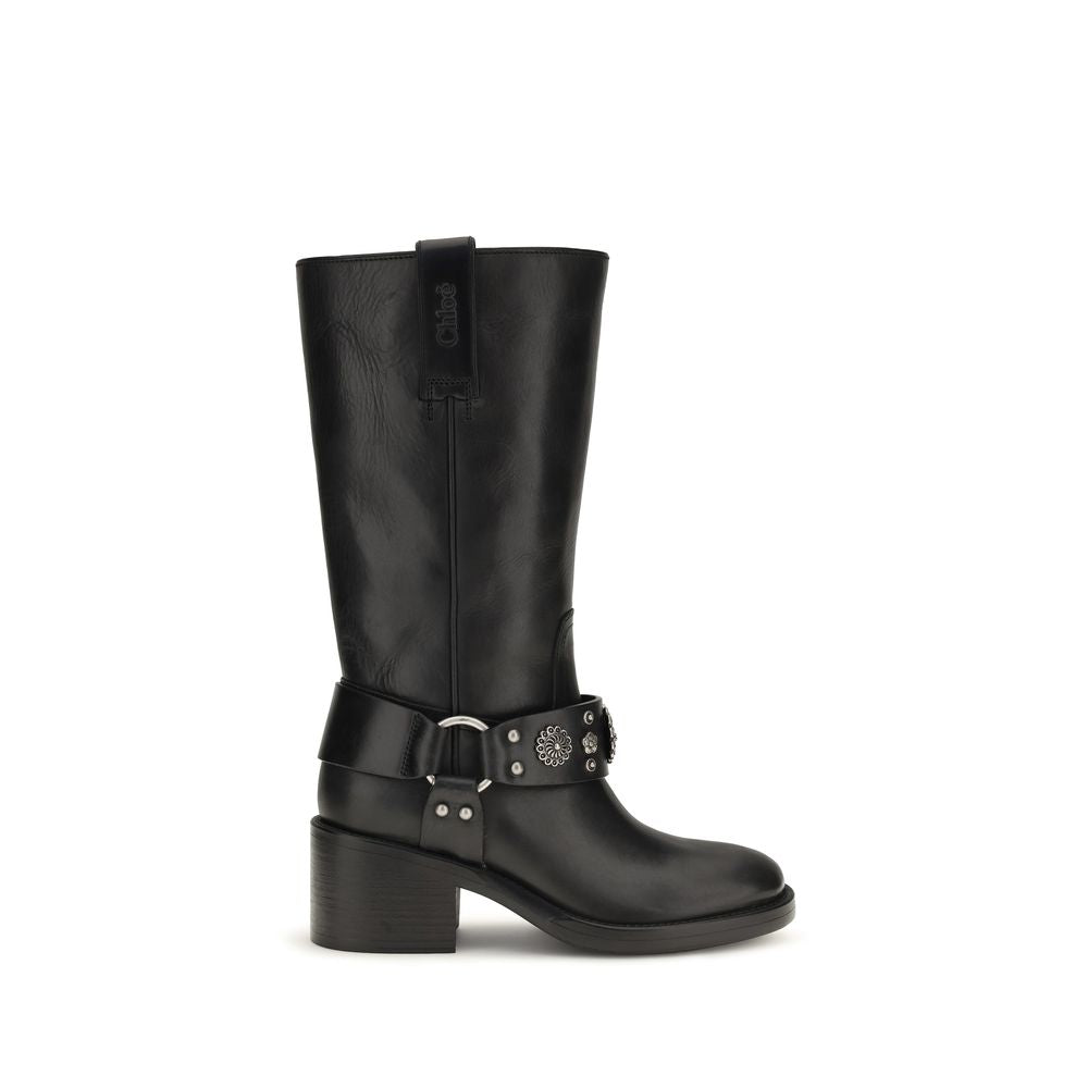 Schwarze Bos Taurus Kalbsleder Chelsea Boots