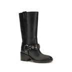 Schwarze Bos Taurus Kalbsleder Chelsea Boots