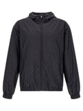 Schwarze Polyamid-Shell-Jacke