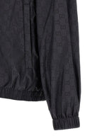 Schwarze Polyamid-Shell-Jacke