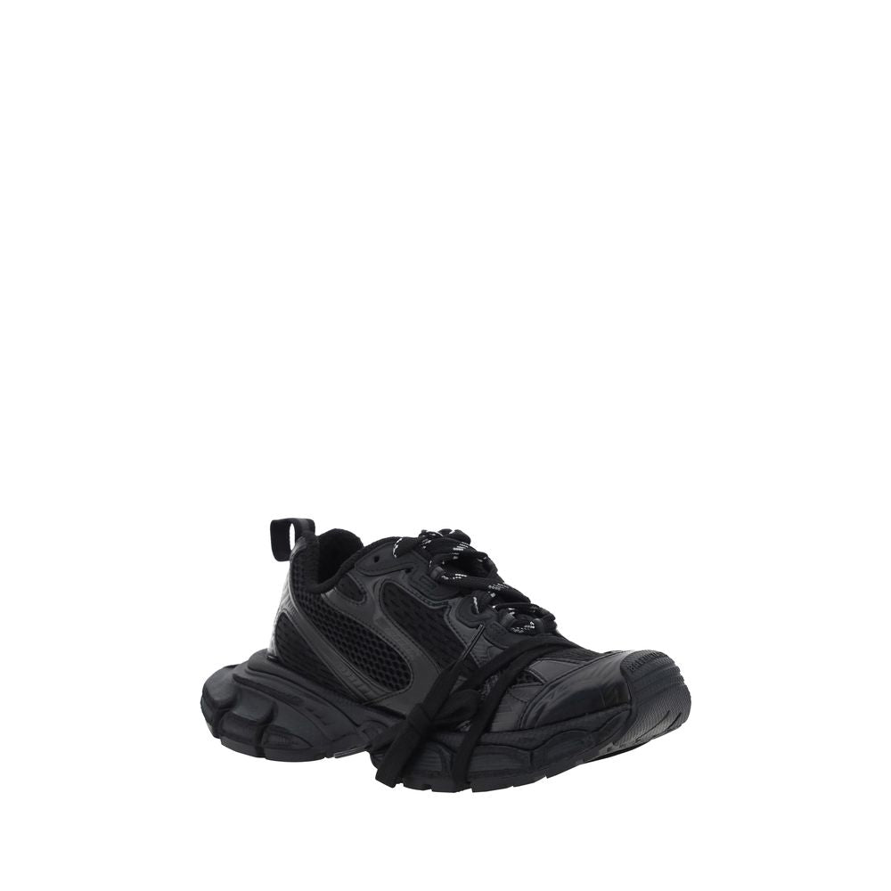 Schwarze Chunky Sneaker aus Polyurethan