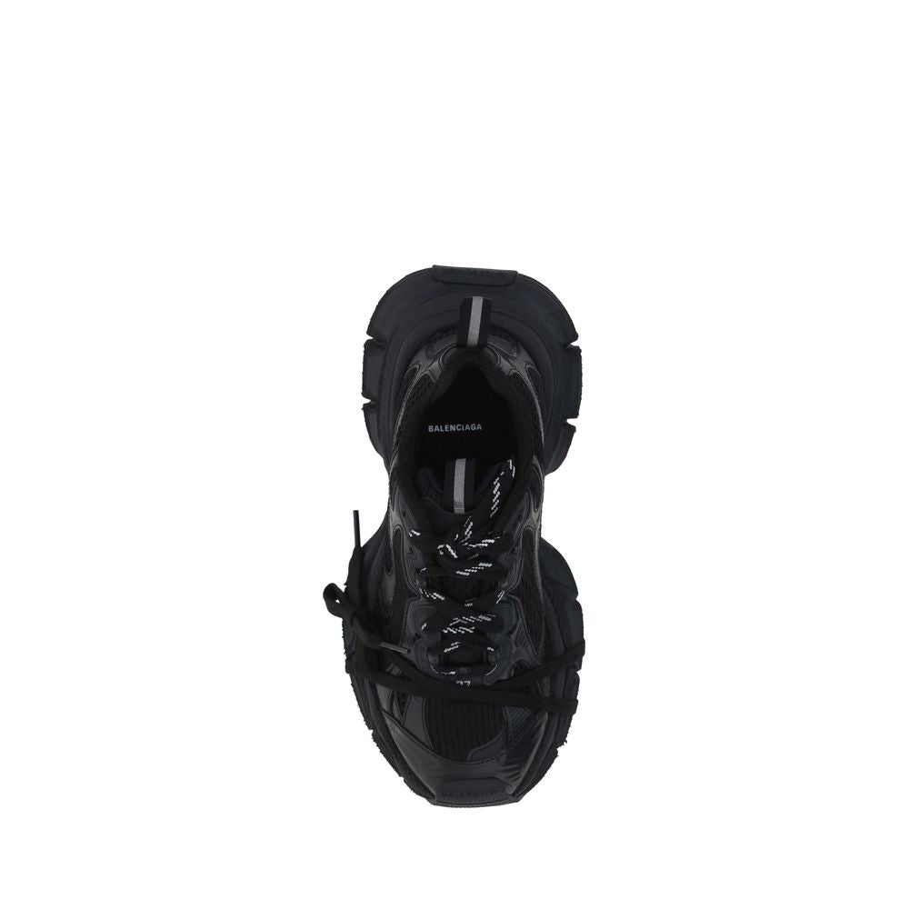 Schwarze Chunky Sneaker aus Polyurethan