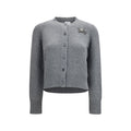 Grauer Woll Cardigan Ovis Aries