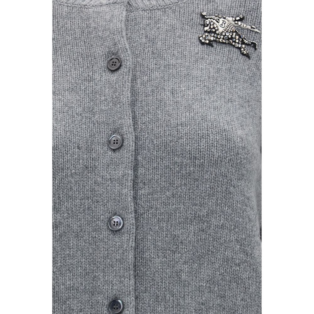 Grauer Woll Cardigan Ovis Aries
