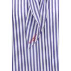 Blaue Seidenbluse Givenchy