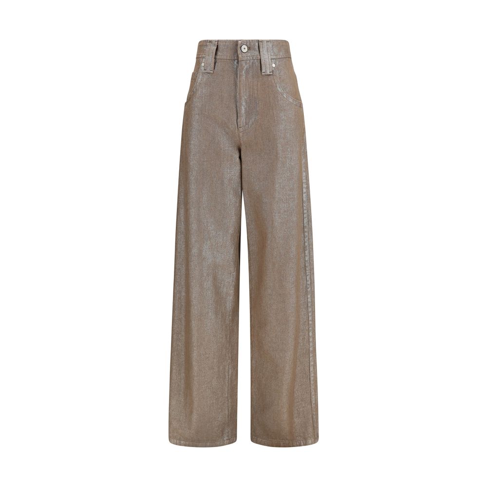 Beige Baumwolljeans Denim Brunello Cucinelli