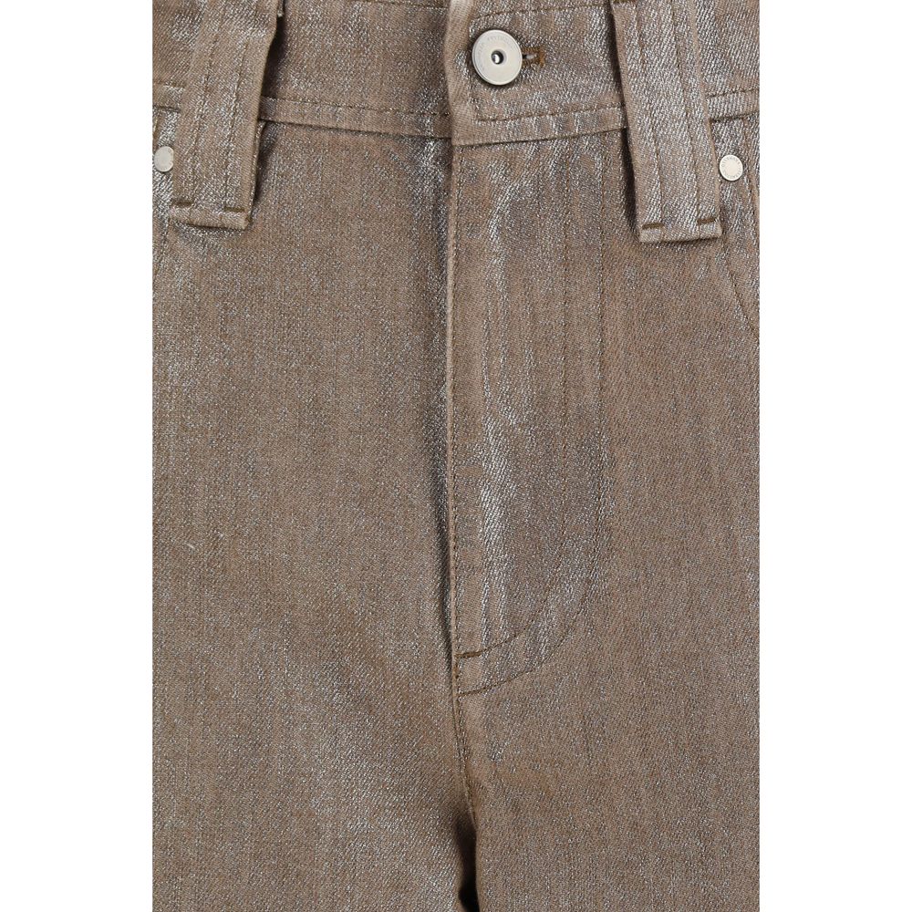 Beige Baumwolljeans Denim Brunello Cucinelli