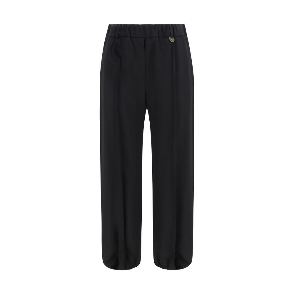 Schwarze Jogginghose aus Wolle Oves Aries (Trainingshose) Burberry