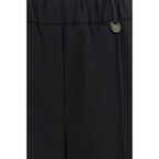 Schwarze Jogginghose aus Wolle Oves Aries (Trainingshose) Burberry