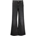 Schwarze Baumwoll-Jeans aus Denim