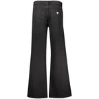 Schwarze Baumwoll-Jeans aus Denim
