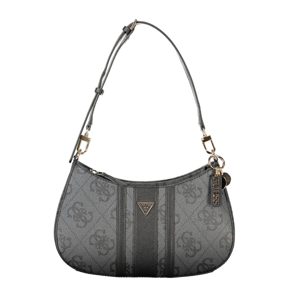 Schwarze Handtasche aus Polyethylen